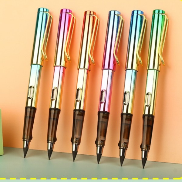 New Unlimited Eternal Pencil No Ink write fountain Pen 5 Pcs