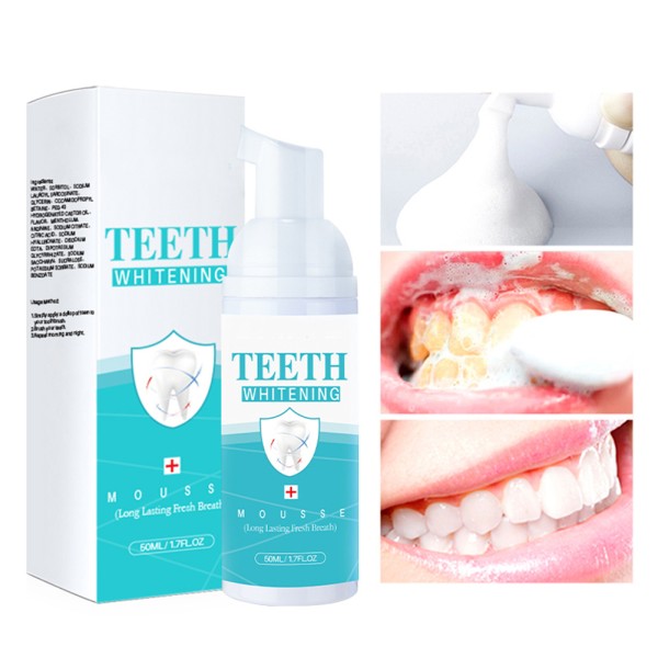 Ultra-Fine Stained Teeth Whitening Mousse Foam 50ml