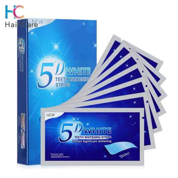7 Pairs 5D Gel Teeth Whitening Strips