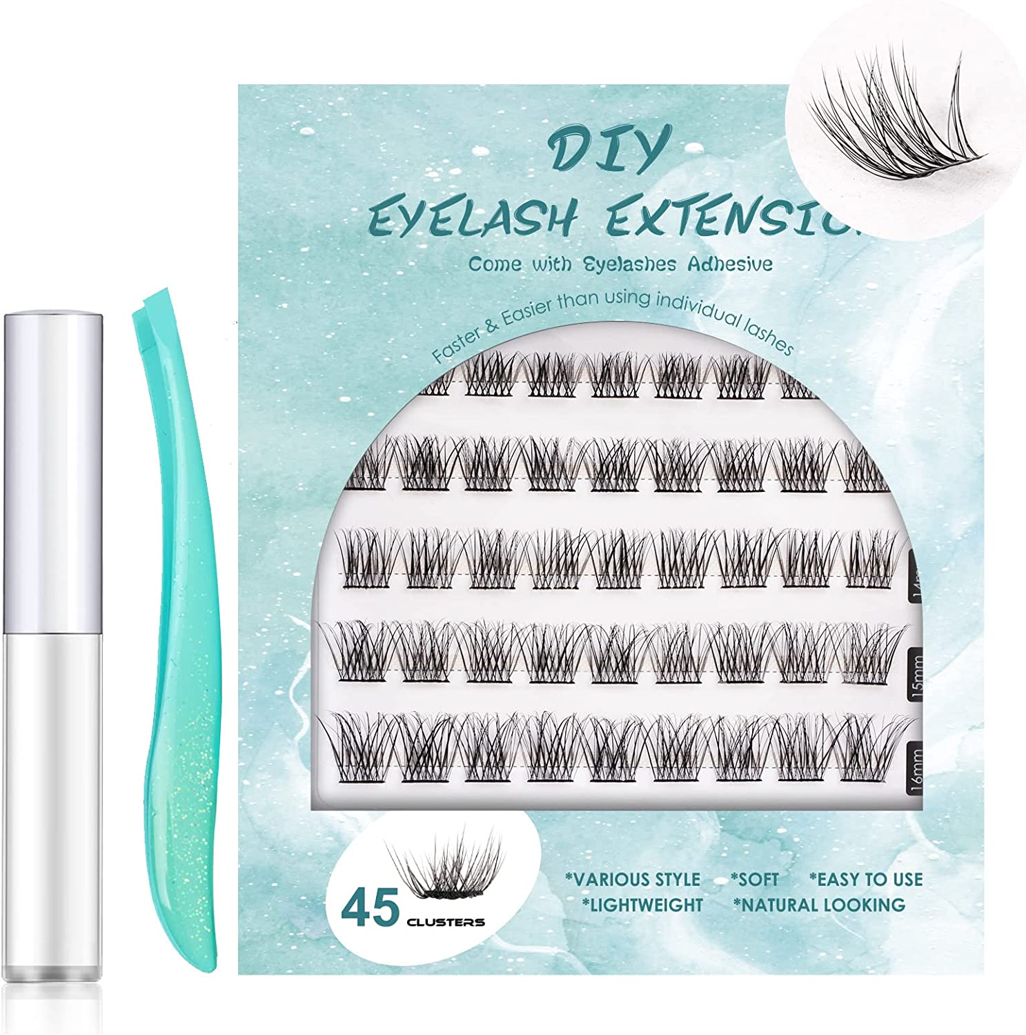 SISILILY Individual Lashes 45 Cluster