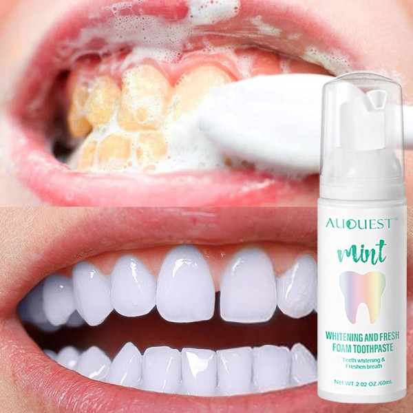 AUQUEST Mint Teeth Whitening Mousse Foam