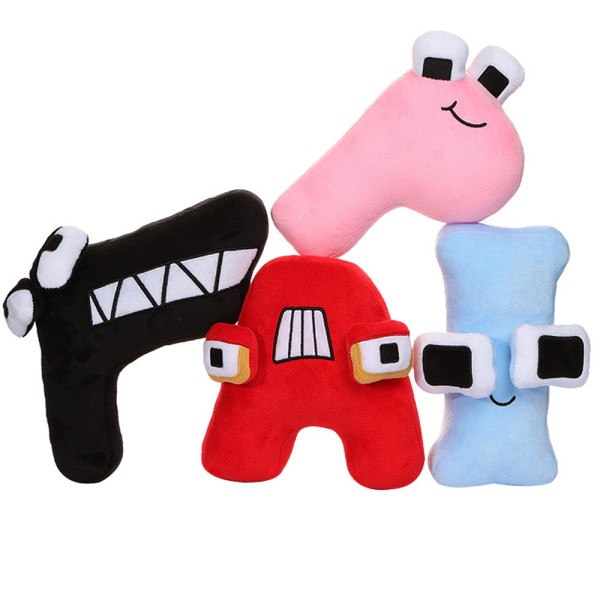 Alphabet Lore Plush Toys 26 letters 0-9 Numbers