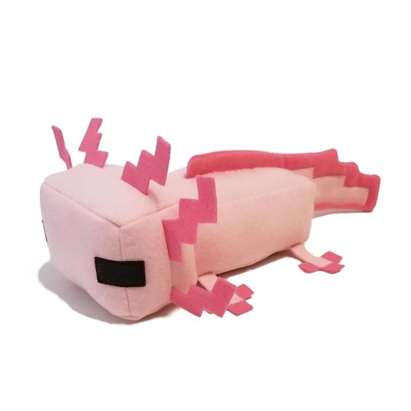 All Axolotl Plush Toys Creeper Spider Enderman Wolf Bat Zombie Dragon for Kids
