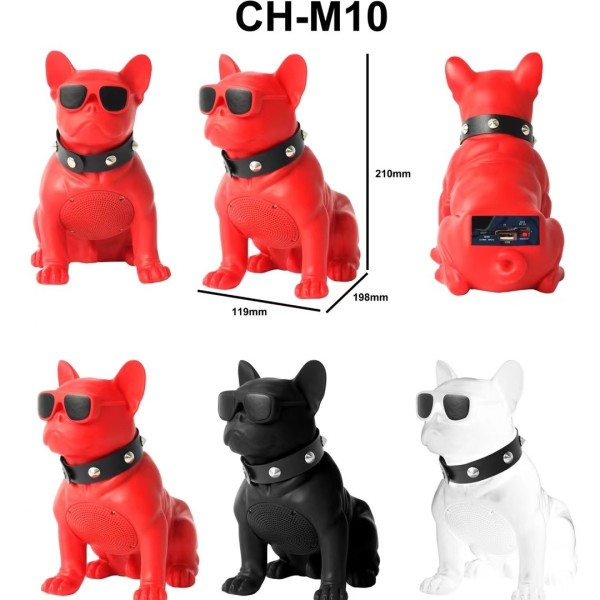 3D French Bulldog Wireless Bluetooth Speaker