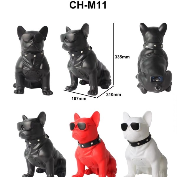 3D French Bulldog Wireless Bluetooth Speaker