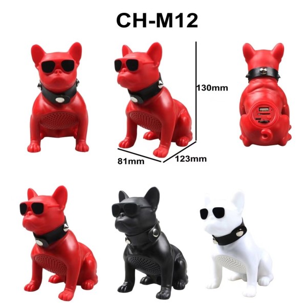 3D French Bulldog Wireless Bluetooth Speaker