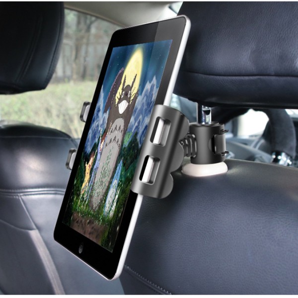 360 Rotation Front Seat Headrest Car Tablet ipad Holder