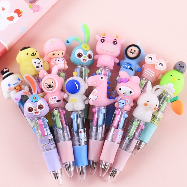 Cute Mini Cartoon Ballpoint Pens 4 Color