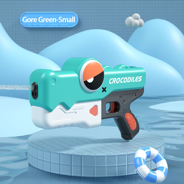 Cute Crocodile Automatic Electric Water Gun Summer Toy - Juhi