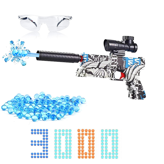 M416 Electric Water Ball Beads Gel Blaster Gun Toy Outdoor Game - Juhi