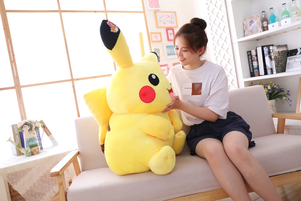 Jumbo cheap pikachu plush