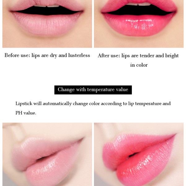 Magic Green Lipstick that Turns Pink