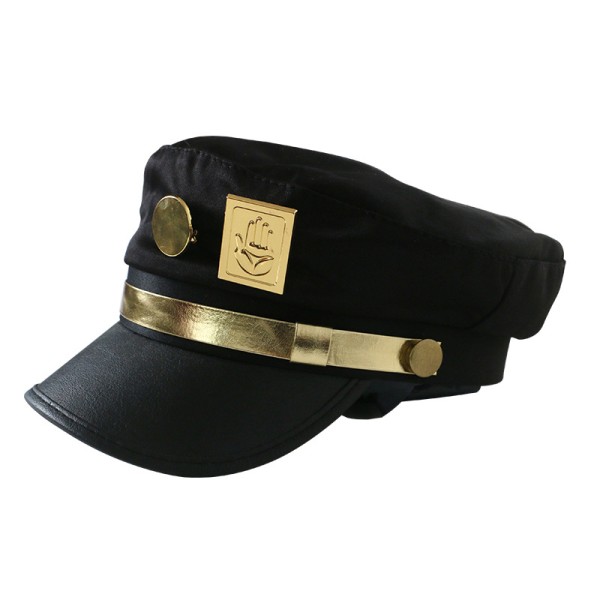 Premium Jotaro Hat with Metal Badge