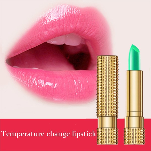 Magic Green Lipstick that Turns Pink