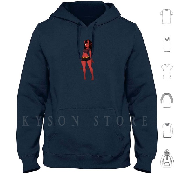 Meru The Succubus Hoodie long sleeve Cotton
