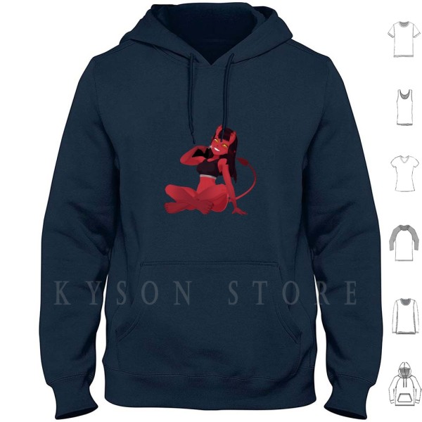 Meru The Succubus Hoodie long sleeve Cotton