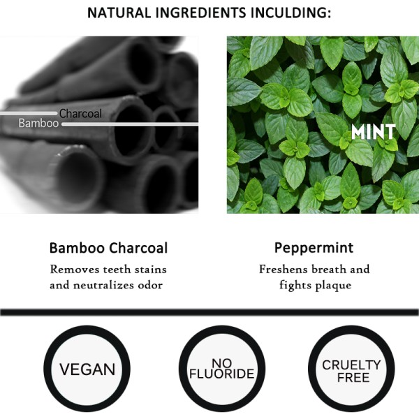 Activated Bamboo Charcoal Deep Toothpaste
