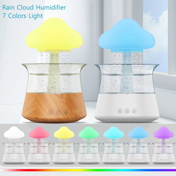 Rain Cloud Humidifier USB Desk Night Light Lamp