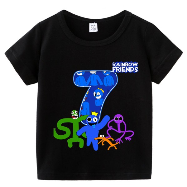 Rainbow Friends Baby Number Cotton T-Shirt