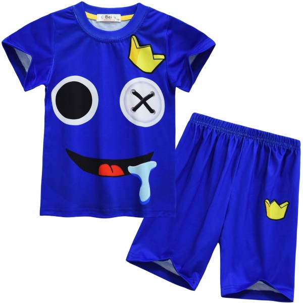 Summer Rainbow Friends Pajamas Set