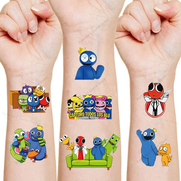 Rainbow Friends Tattoo Stickers