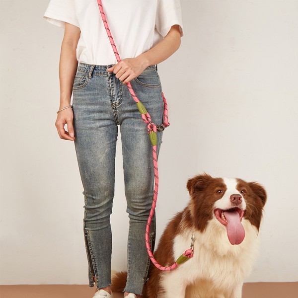 Reflective Nylon Hands Free Dog Lead for Running