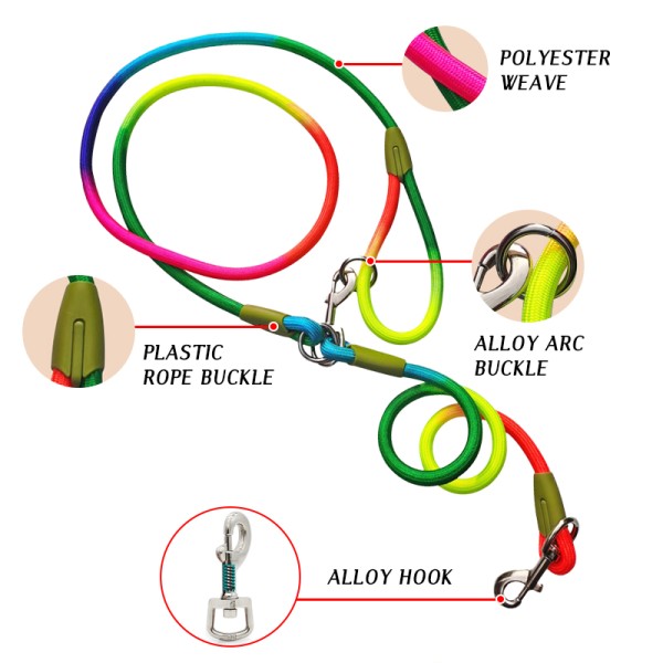 Reflective Nylon Hands Free Dog Lead for Running