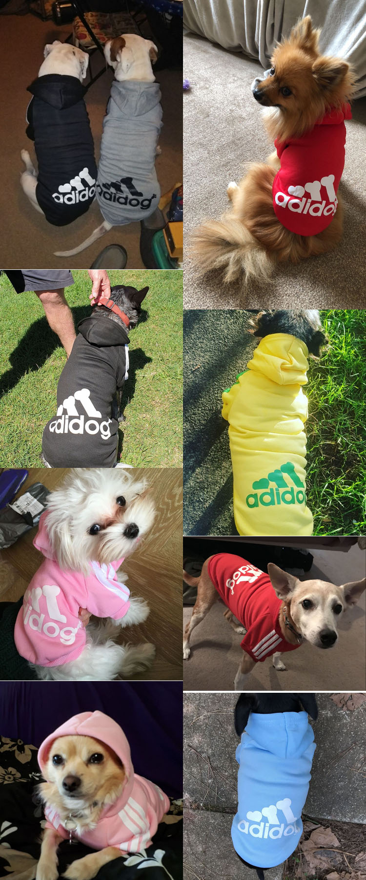 Premium Adidog Hoodies for All Dogs