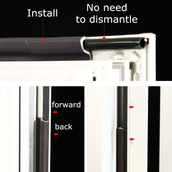 6M Window Seal Strip Soundproof Acustic Foam S Type