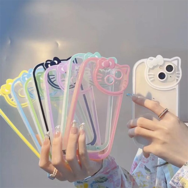 Original Sanrio Hello Kitty Transparent Case For iPhones