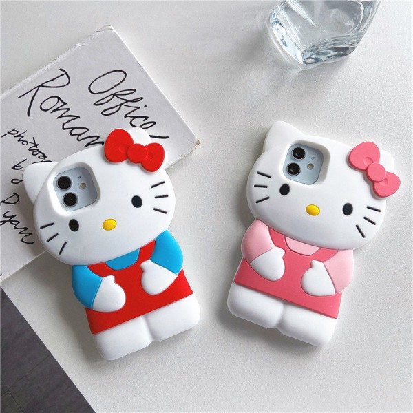 3D Sanrio Hello Kitty Stereoscopic Phone Cases For iPhones