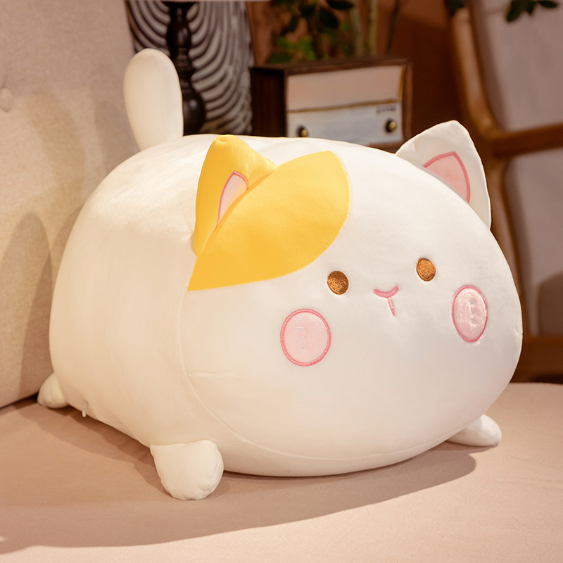 Fat cat shop plush pillow