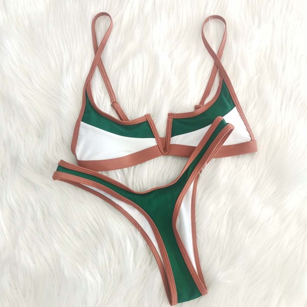 Vintage Retro Micro V-bar No Coverage Bikini