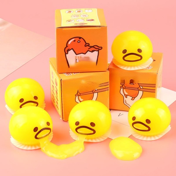 Squishy Puking Ball Egg Yolk Stress Ball Kit