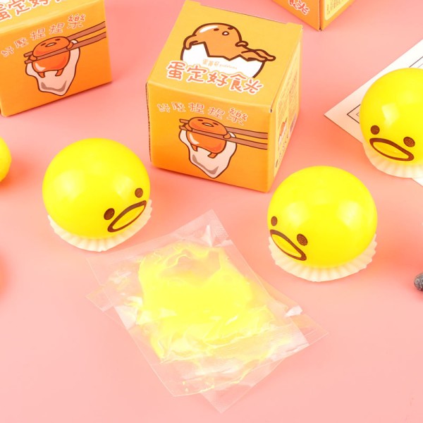 Squishy Puking Ball Egg Yolk Stress Ball Kit