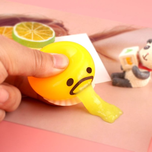 Squishy Puking Ball Egg Yolk Stress Ball Kit