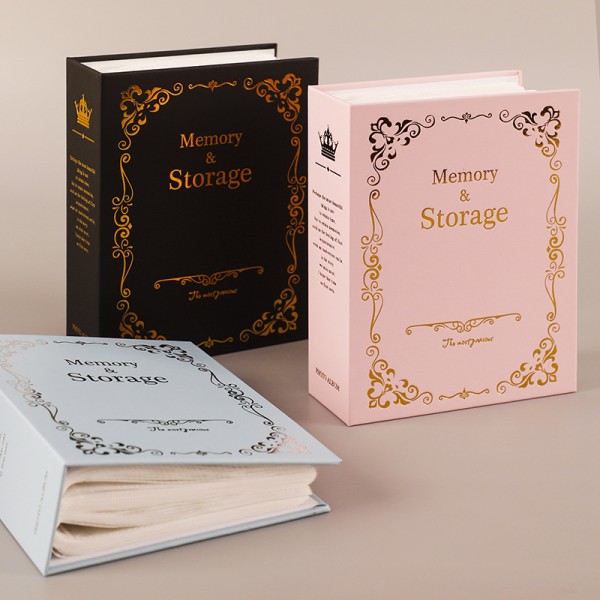 Bronzing Baby Photo Album Large Capacity 6 Inches 100 Photos