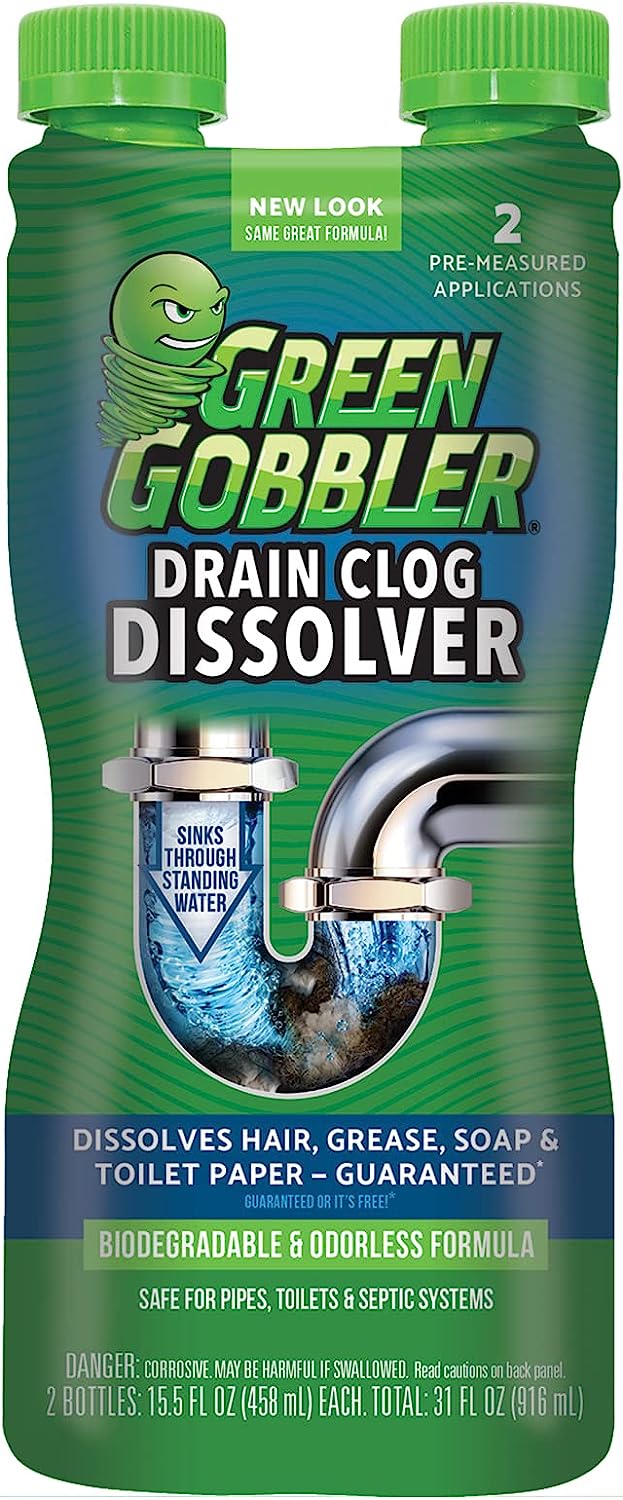 Green Gobbler Dissolve Tub, Sink & Drain Unblocker