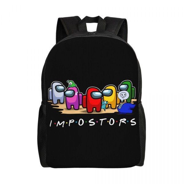 3D Among us Impostor Backpacks 15 Inch Laptop