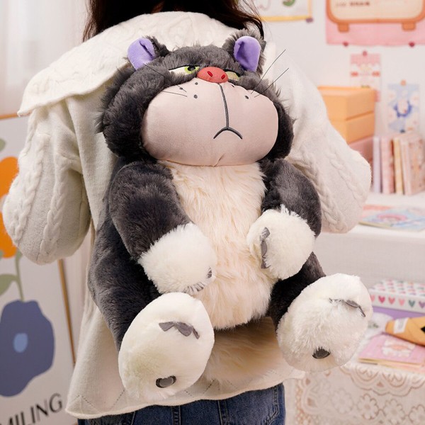 Japanese Cute Lucifer Bad Cat Plush Backpack