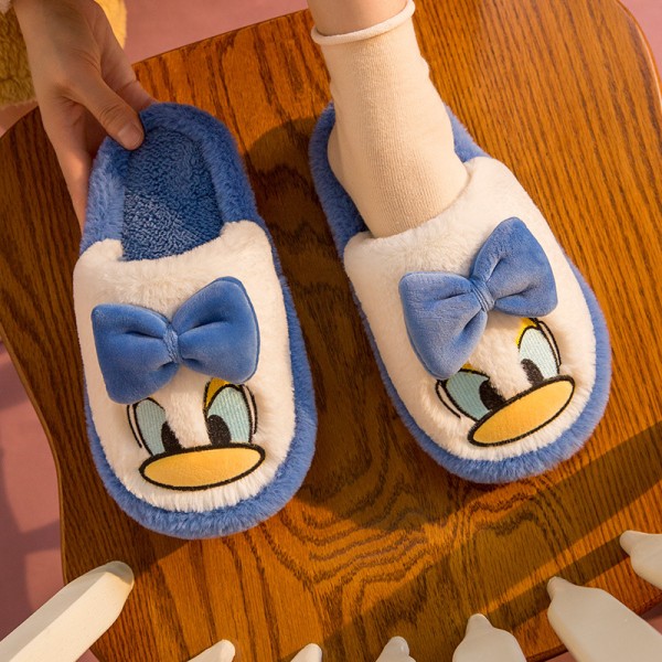 Kids Cotton Duck Slippers for Winter