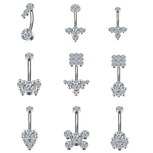 Titanium F136 Butterfly Fake Piercing Belly Button