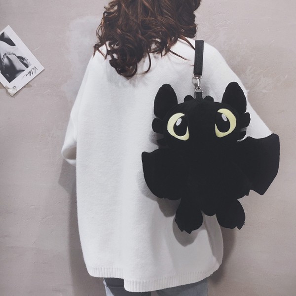Cutie Toothless Plush Backpack