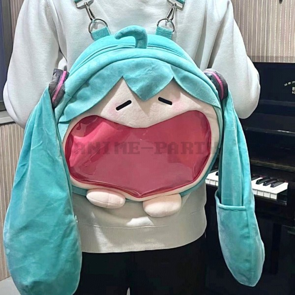 Kawaii Hatsune Miku Plush Backpack