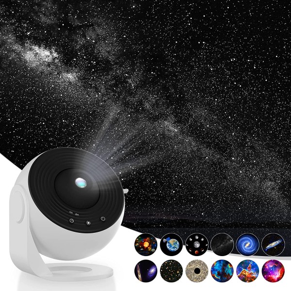 Aurora Planetarium Galaxy Starry Sky Projector 12In1