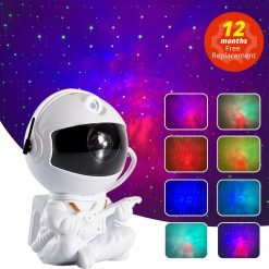 Seating Astronaut Galaxy Starry Projector Night Lamp
