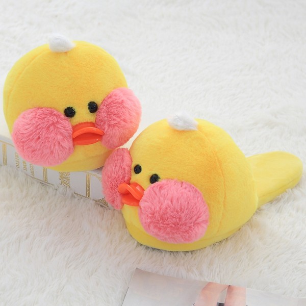 Ultra Cute Red Little Yellow Duck Slippers