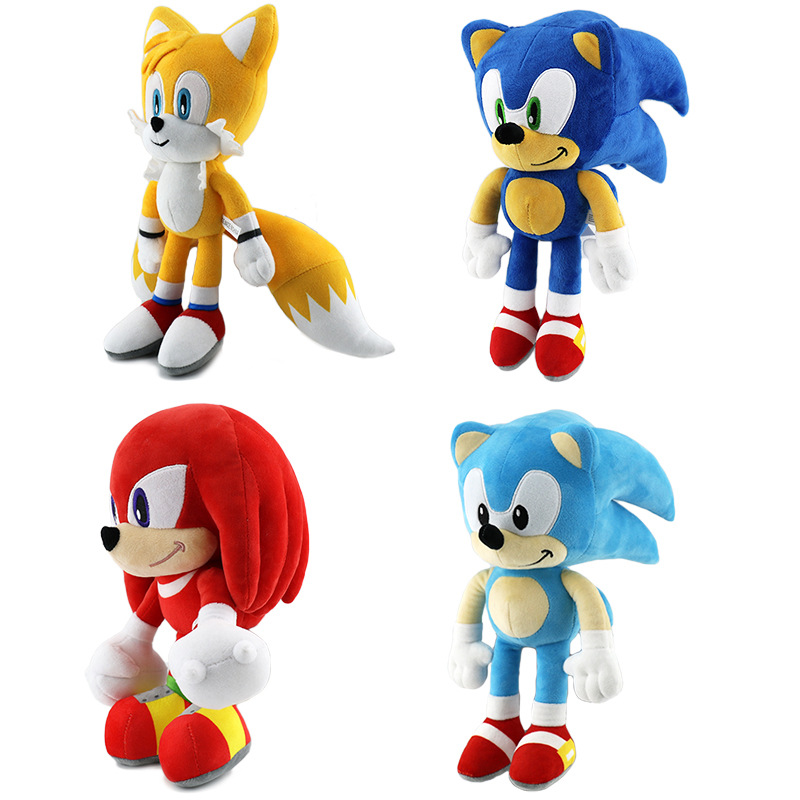 Super Sonic Plush Toy Hedgehog Amy Rose Knuckles Tails