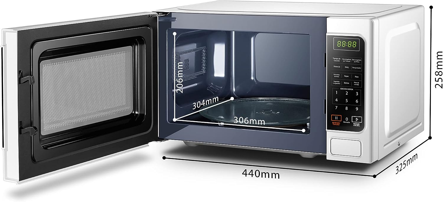 Toshiba 800w 20L Microwave Oven with 6 Preset Recipes