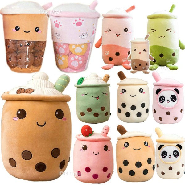 Cute Boba Milk Tea Plushies